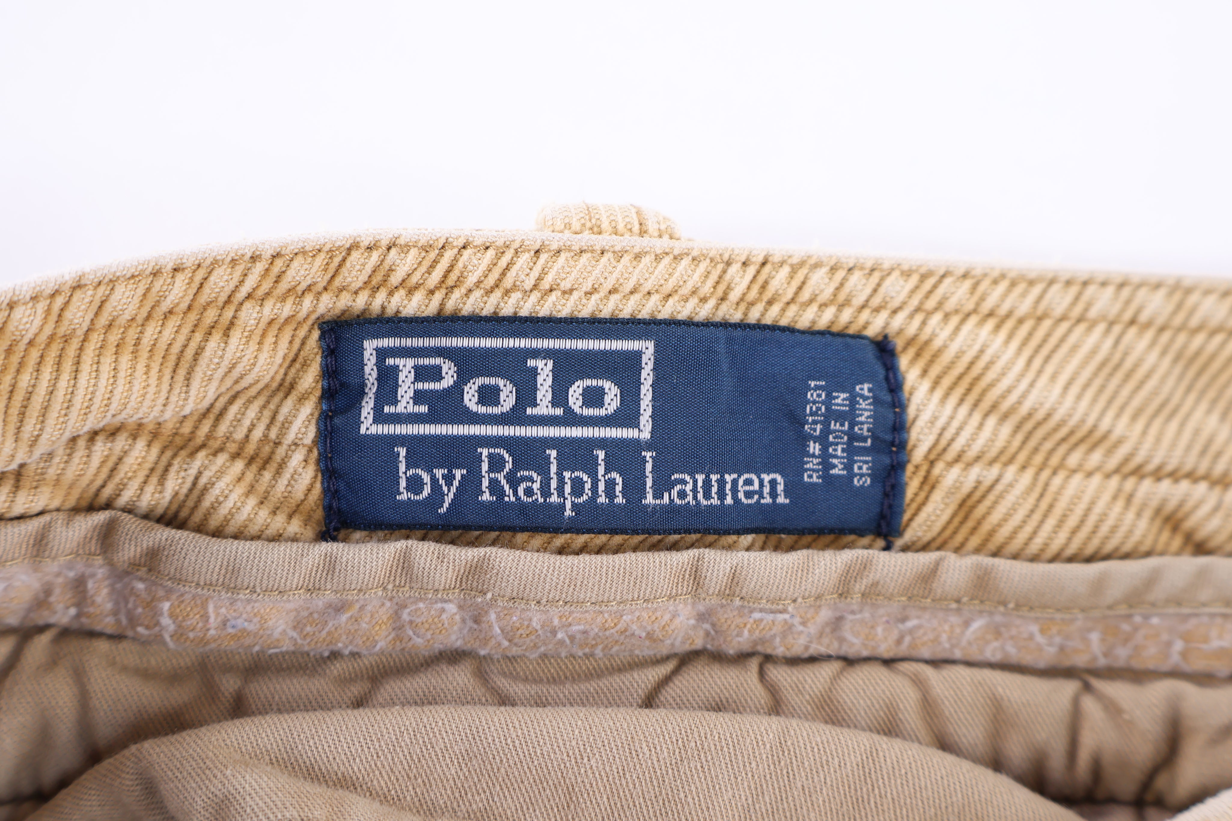 Polo by Ralph Lauren Tan Corduroy Pants - Pants - Thrifted Threads