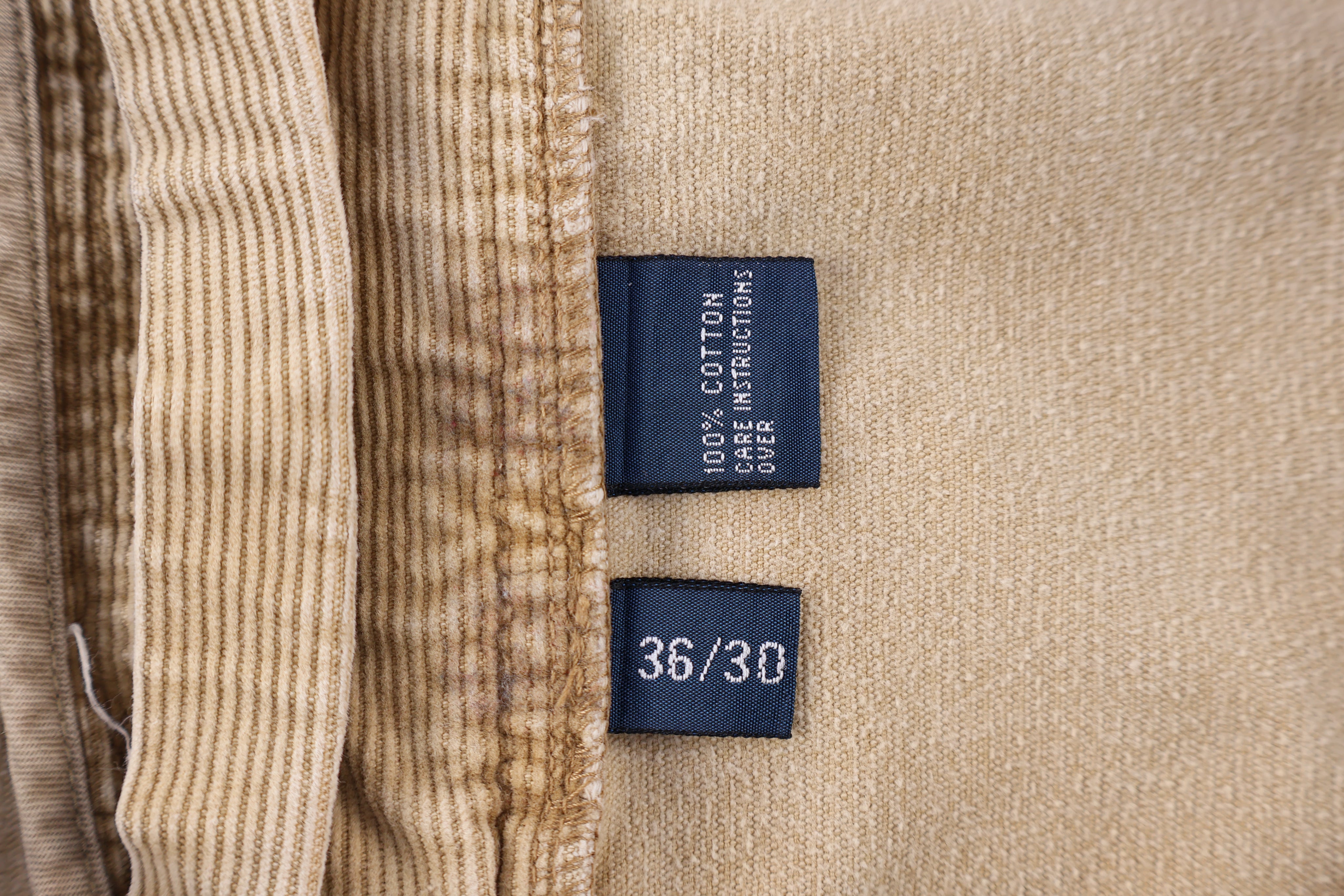 Polo by Ralph Lauren Tan Corduroy Pants - Pants - Thrifted Threads