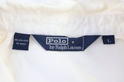 Polo by Ralph Lauren White Full Zip Jacket - Jacket - Thrifted Threads