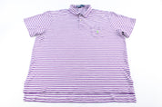 Polo by Ralph Lauren White & Purple Striped Button Up - ThriftedThreads.com