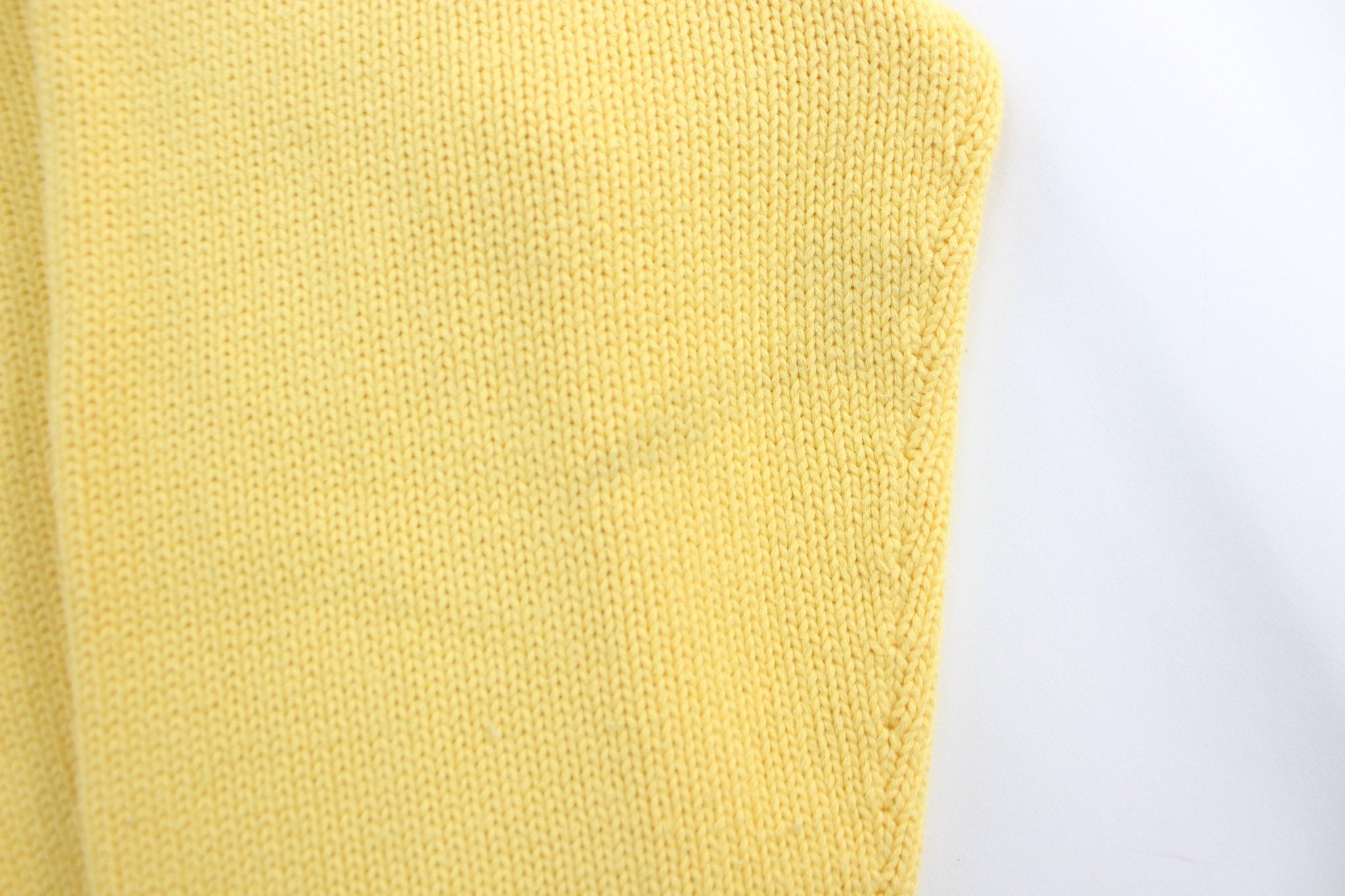 Polo by Ralph Lauren Yellow Knit Sweater - ThriftedThreads.com