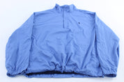 Polo Golf Ralph Lauren Embroidered Logo Blue Windbreaker Pullover - ThriftedThreads.com