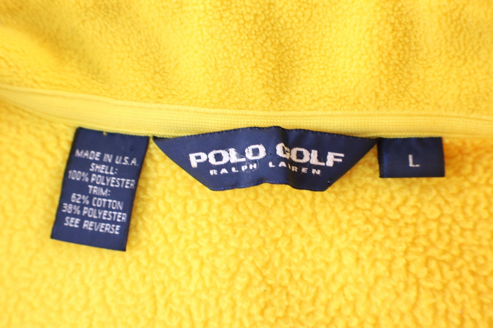 Polo Golf Ralph Lauren Yellow Vest - Vest - Thrifted Threads