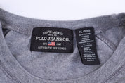 Polo Jeans Co Ralph Lauren Grey LS T-shirt - Shirts & Tops - Thrifted Threads