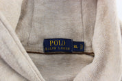 Polo Ralph Lauren Beige Elbow Patch Sweater - ThriftedThreads.com