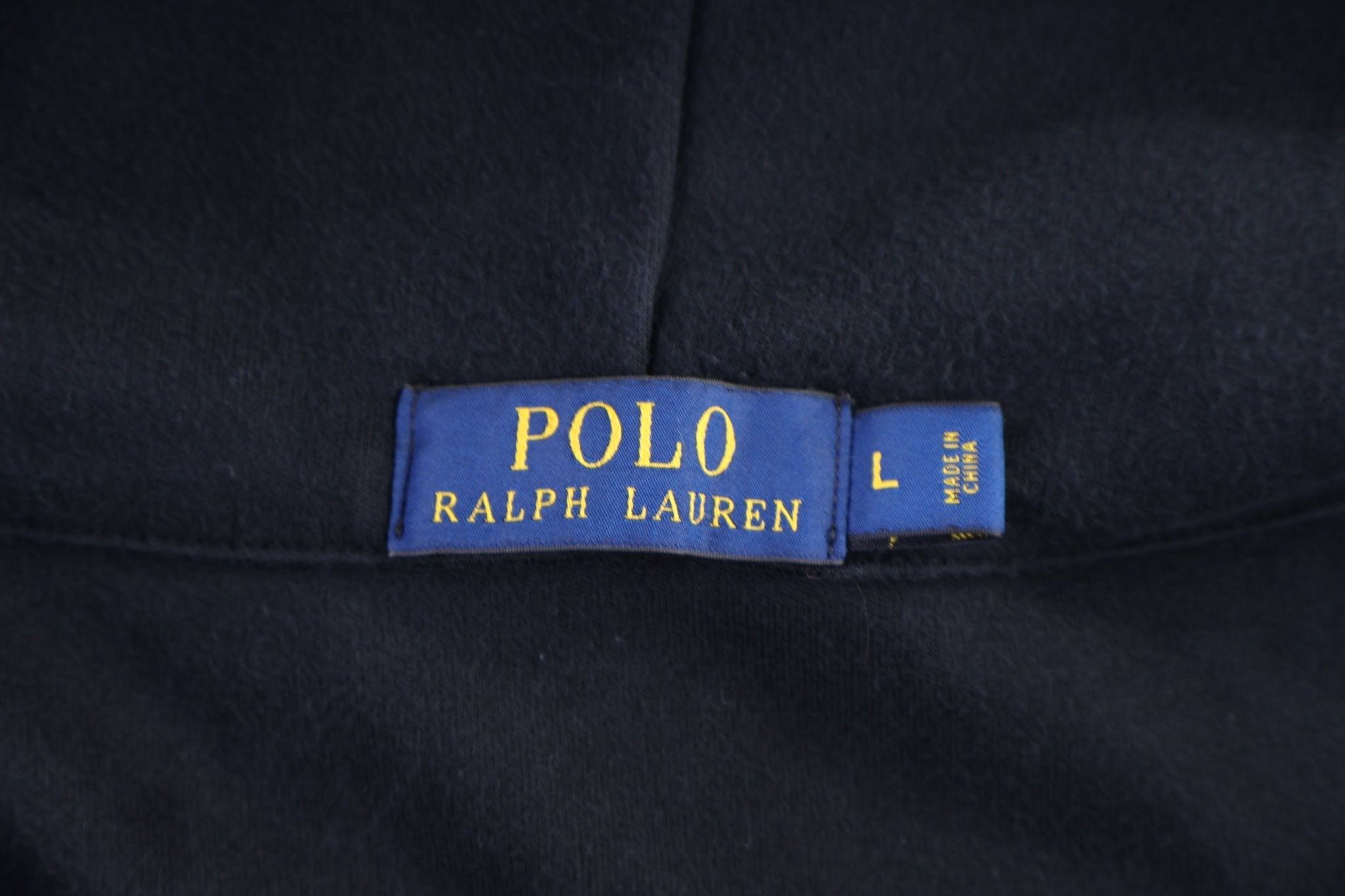 Polo Ralph Lauren Black Full Zip Jacket - Jacket - Thrifted Threads