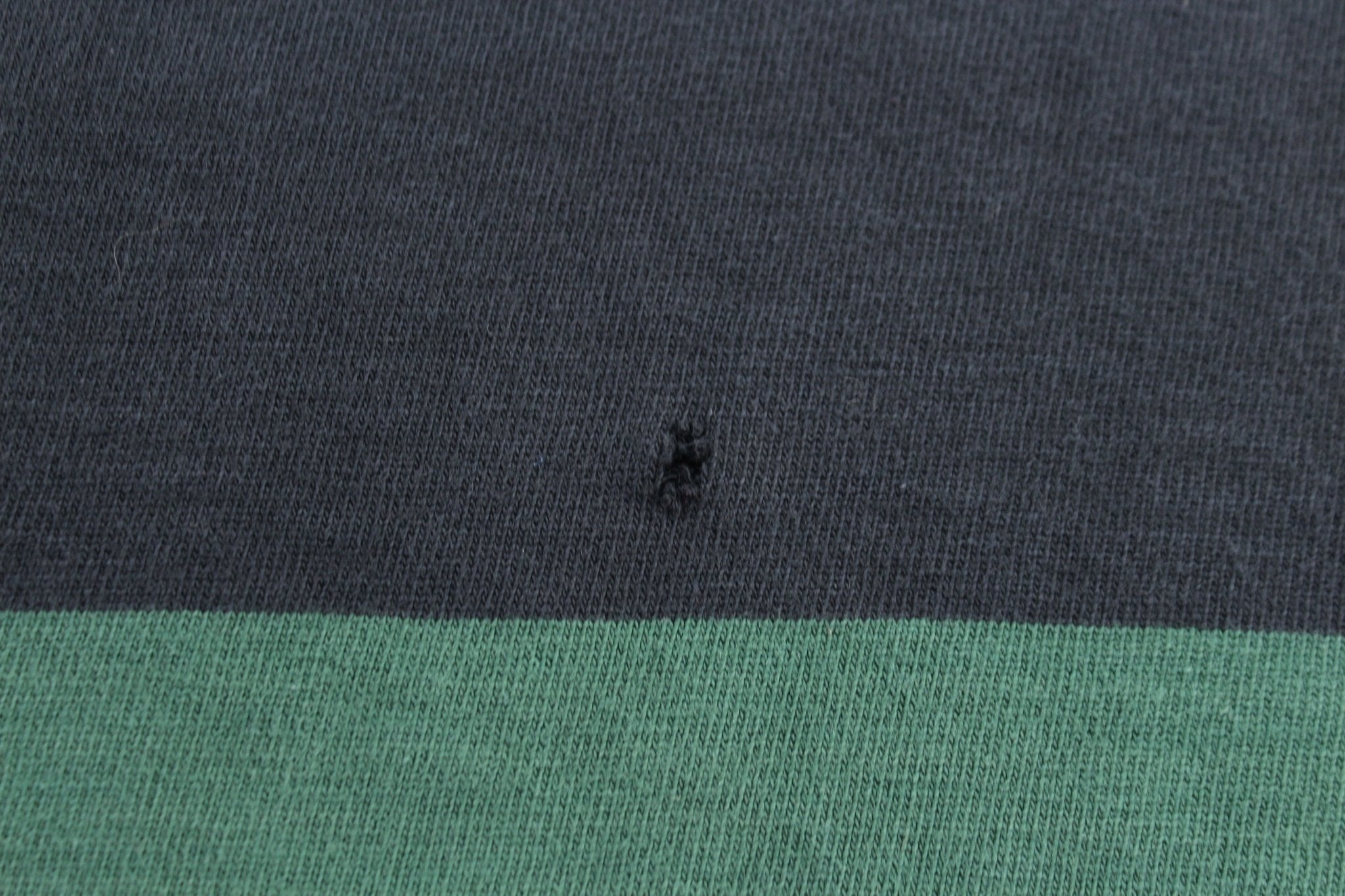 Polo Ralph Lauren Black & Green Striped Pullover Hoodie - ThriftedThreads.com
