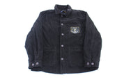 Polo Ralph Lauren Black Naval Corduroy Coat - ThriftedThreads.com