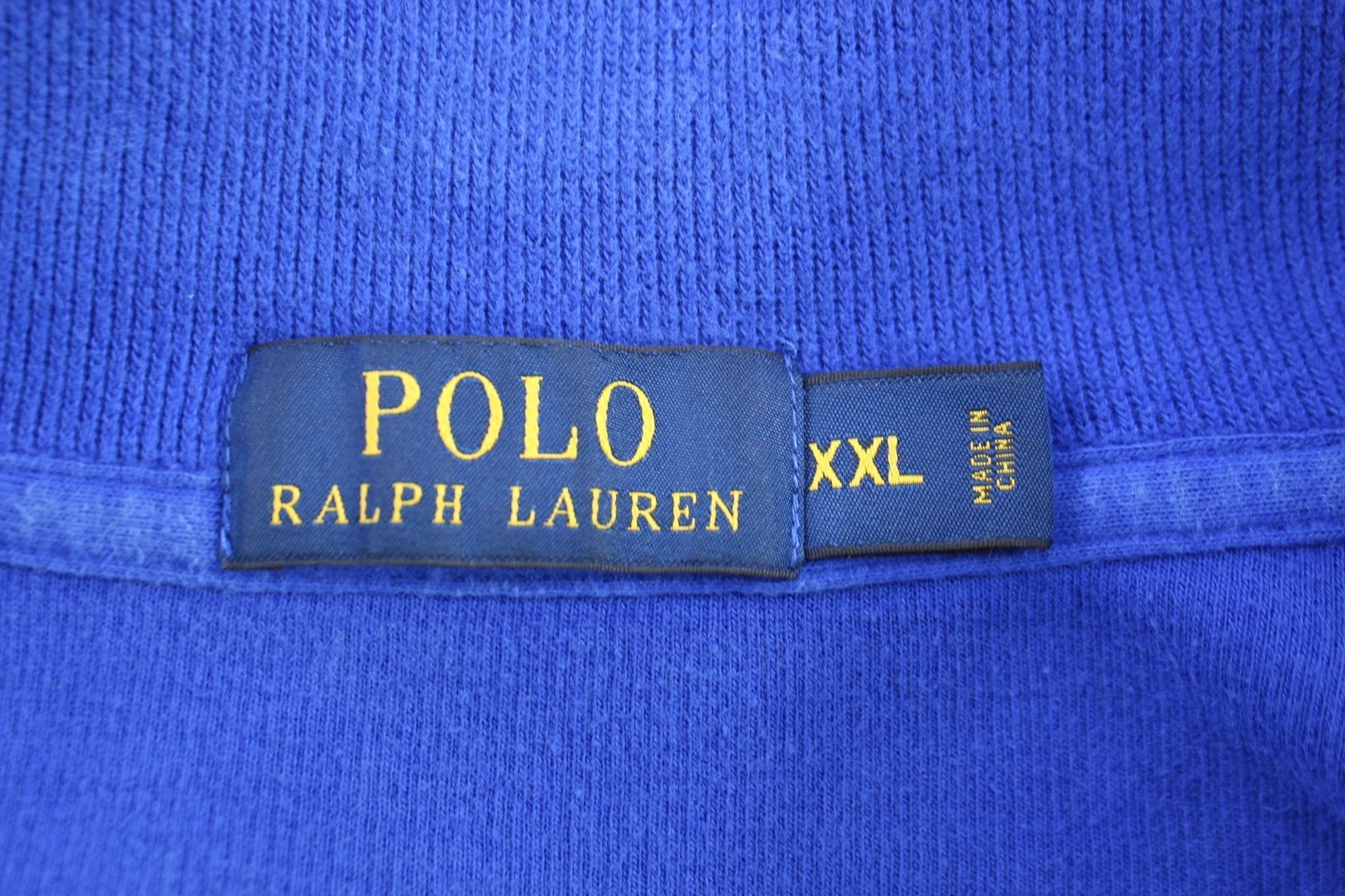 Polo Ralph Lauren Blue Quarter Zip Sweater - Sweater - Thrifted Threads