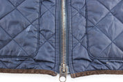 Polo Ralph Lauren Blue Quilted Zip Up Jacket - ThriftedThreads.com