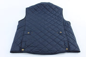 Polo Ralph Lauren Blue Quilted Zip Up Vest - ThriftedThreads.com