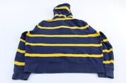 Polo Ralph Lauren Blue & Yellow Striped Hoodie - ThriftedThreads.com