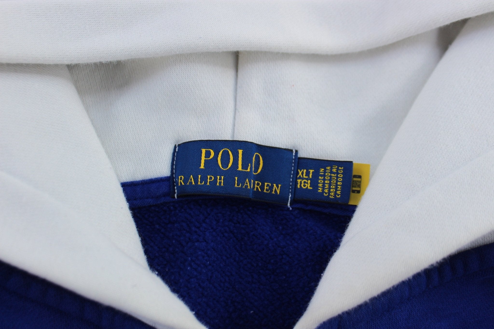 Polo Ralph Lauren Colorblock Zip Up Hoodie - ThriftedThreads.com