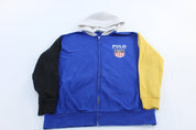 Polo Ralph Lauren Colorblock Zip Up Hoodie - ThriftedThreads.com