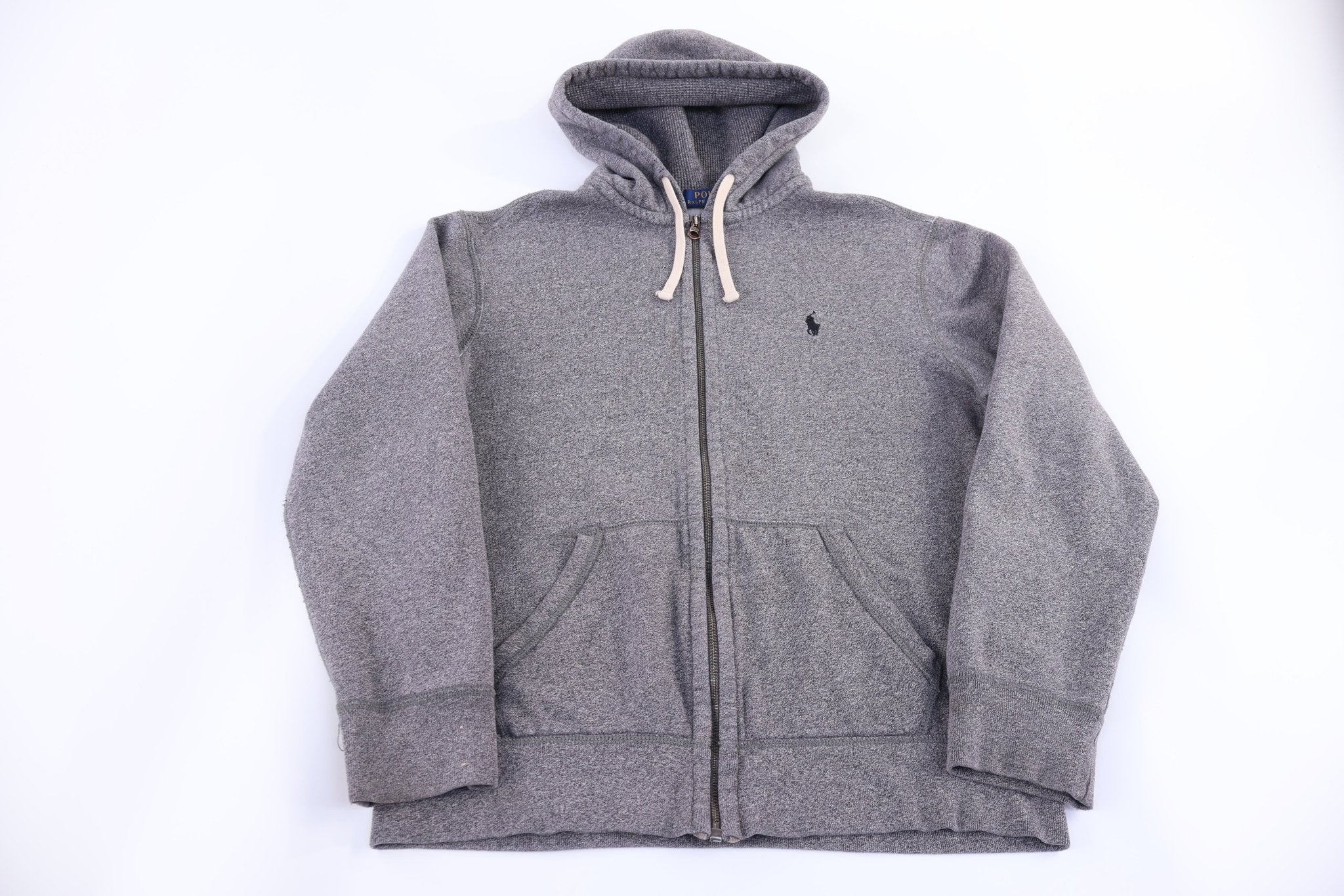 Polo Ralph Lauren Embroidered Full Zip Hoodie - Jacket - Thrifted Threads