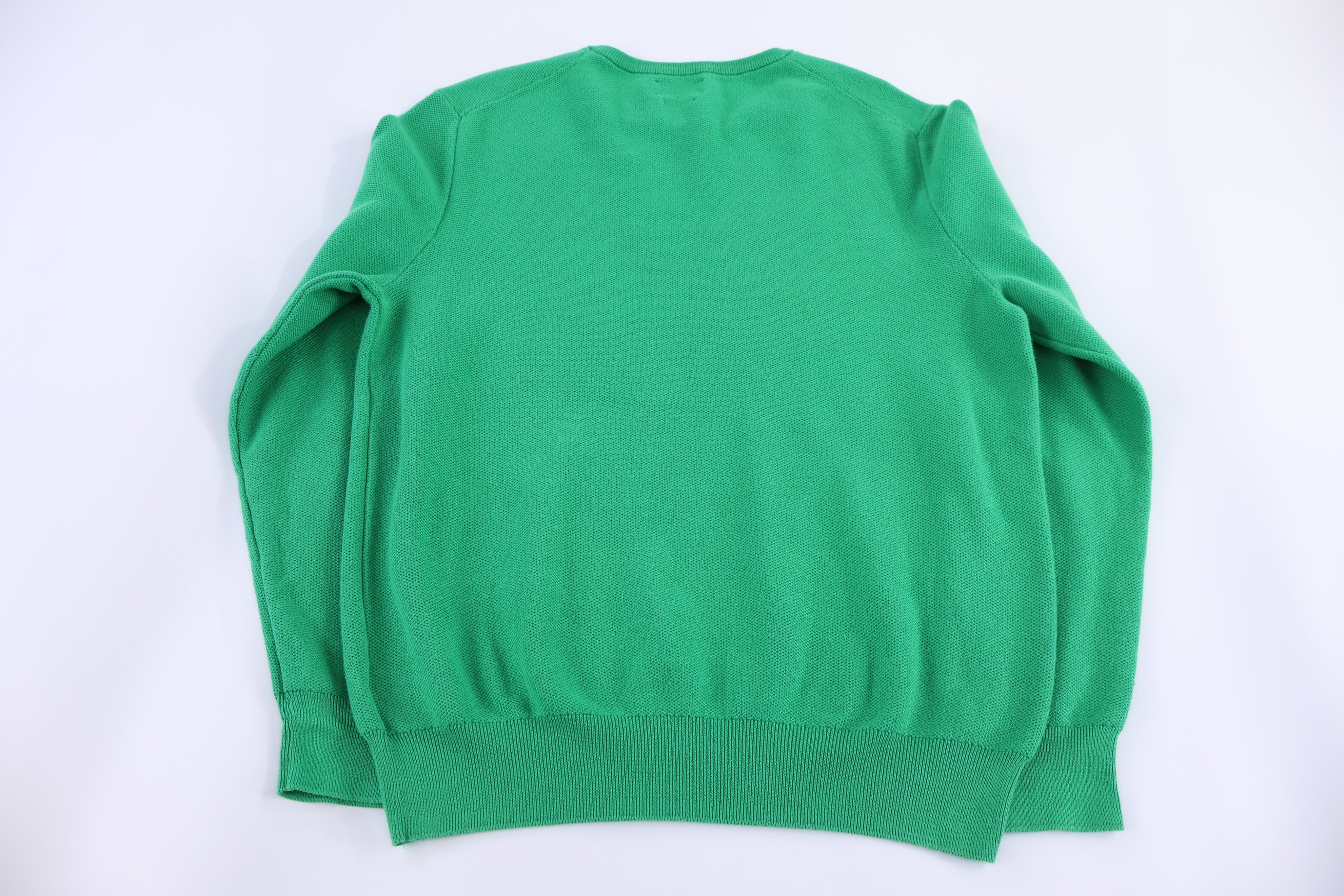 Polo Ralph Lauren Embroidered Green Sweater - Sweater - Thrifted Threads