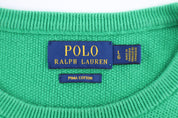 Polo Ralph Lauren Embroidered Green Sweater - Sweater - Thrifted Threads