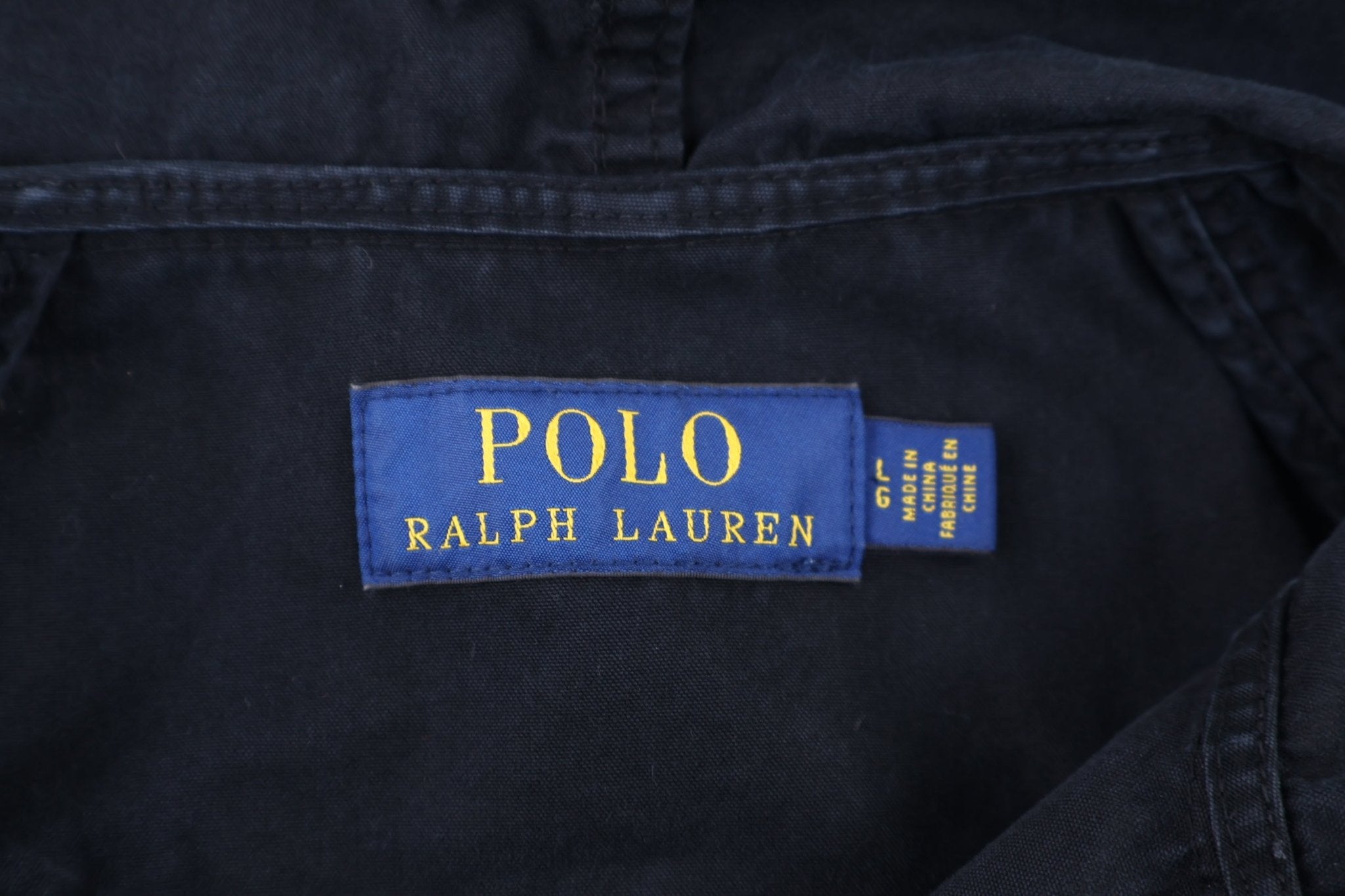Polo Ralph Lauren Embroidered Logo Black Full Zip Jacket - Jacket - Thrifted Threads