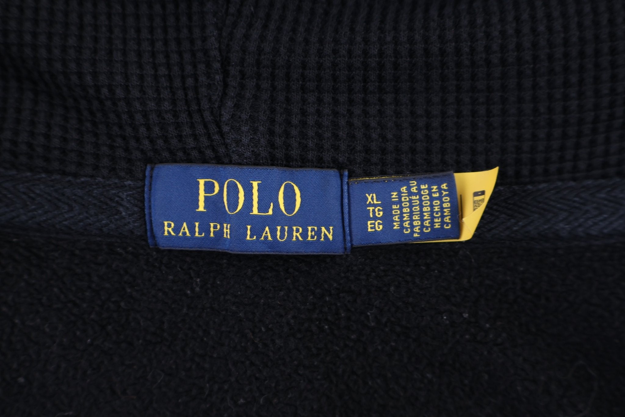 Polo Ralph Lauren Embroidered Logo Black Full Zip Jacket - Jacket - Thrifted Threads