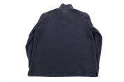 Polo Ralph Lauren Embroidered Logo Black Quarter Zip Pullover - Sweater - Thrifted Threads