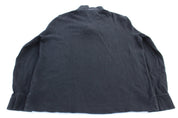Polo Ralph Lauren Embroidered Logo Black Quarter Zip Sweater - Sweater - Thrifted Threads