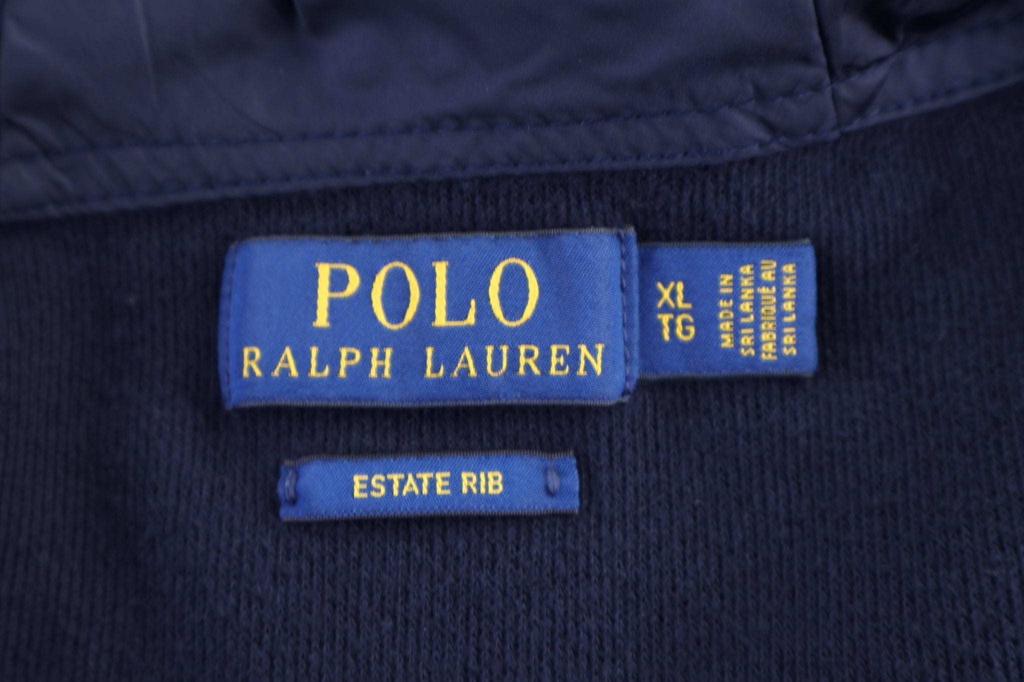 Polo Ralph Lauren Embroidered Logo Blue Full Zip Hoodie - jacket - Thrifted Threads