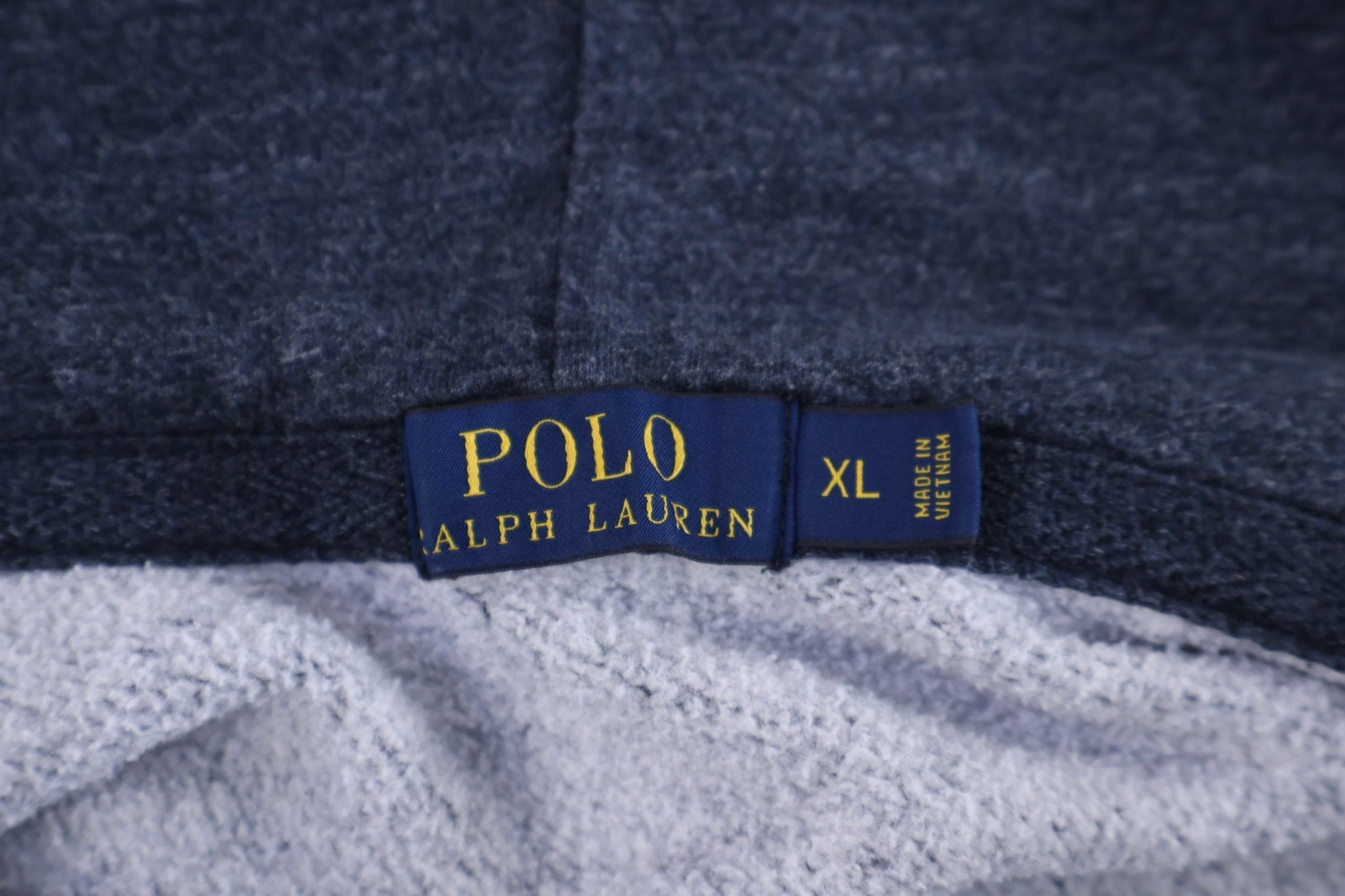 Polo Ralph Lauren Embroidered Logo Blue Full Zip Hoodie - Jacket - Thrifted Threads