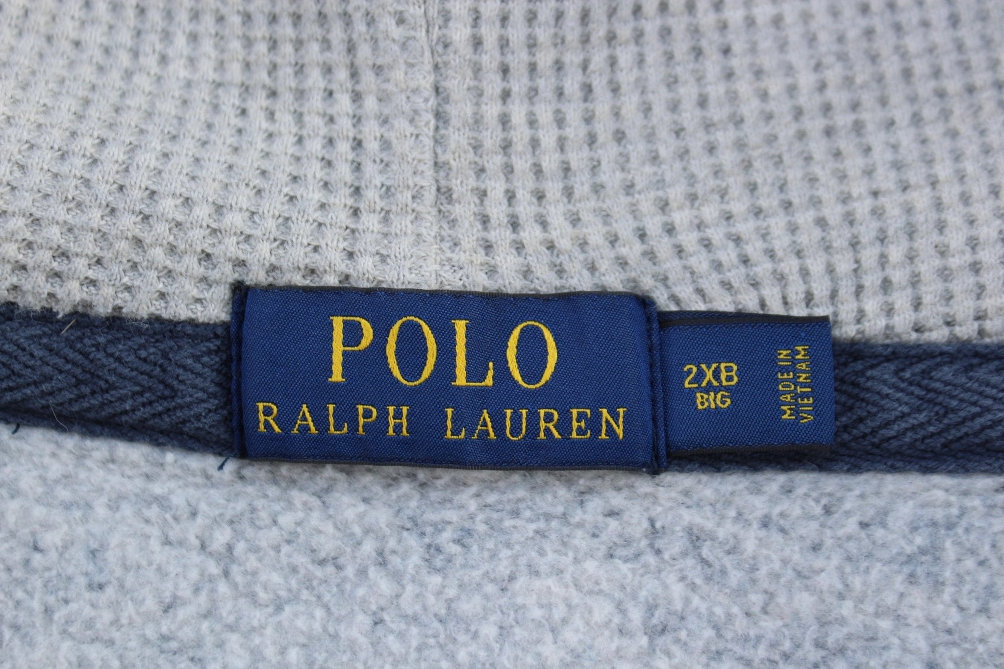 Polo Ralph Lauren Embroidered Logo Blue Full Zip Jacket - ThriftedThreads.com