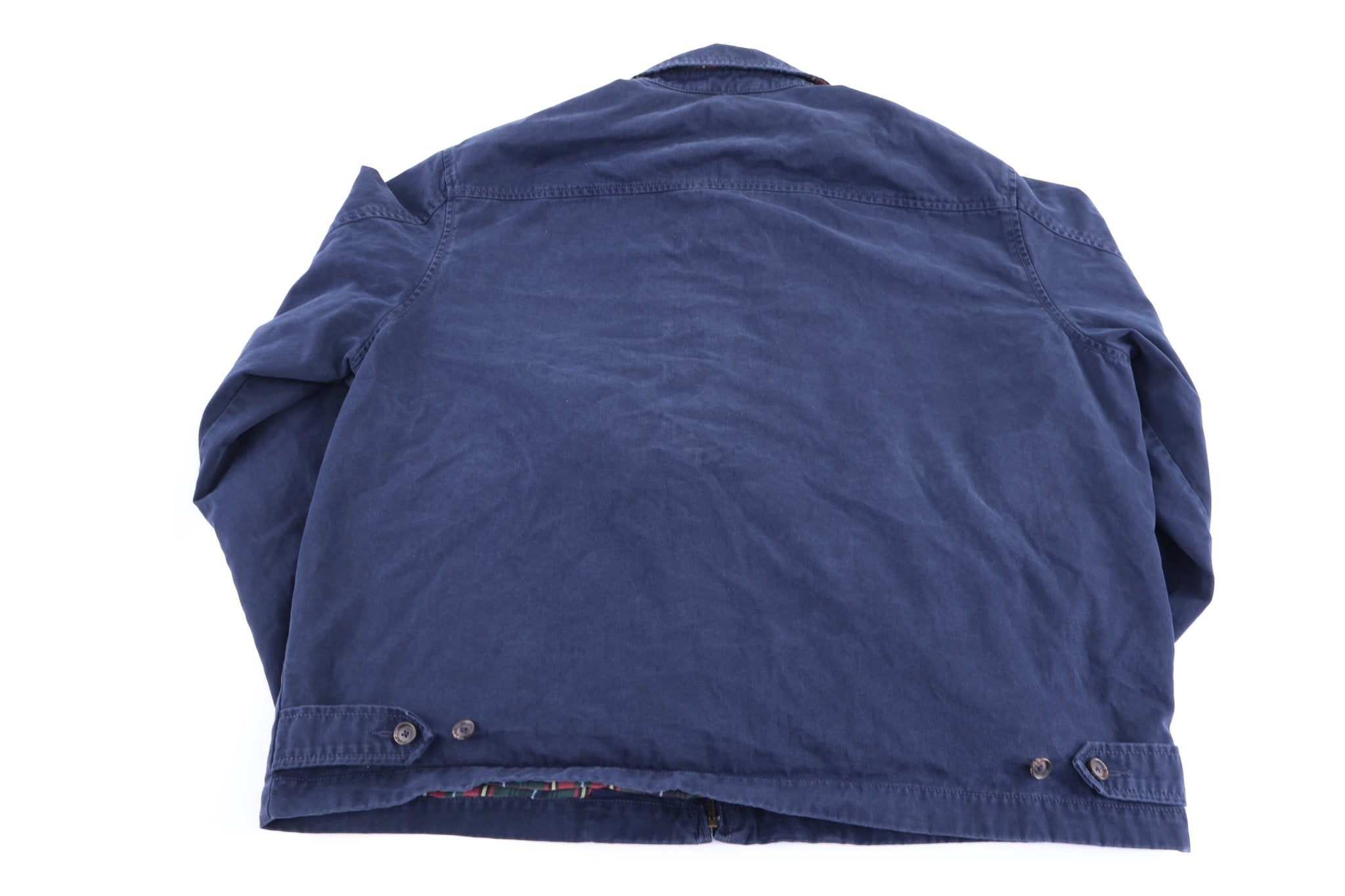 Polo Ralph Lauren Embroidered Logo Blue Full Zip Jacket - Jacket - Thrifted Threads