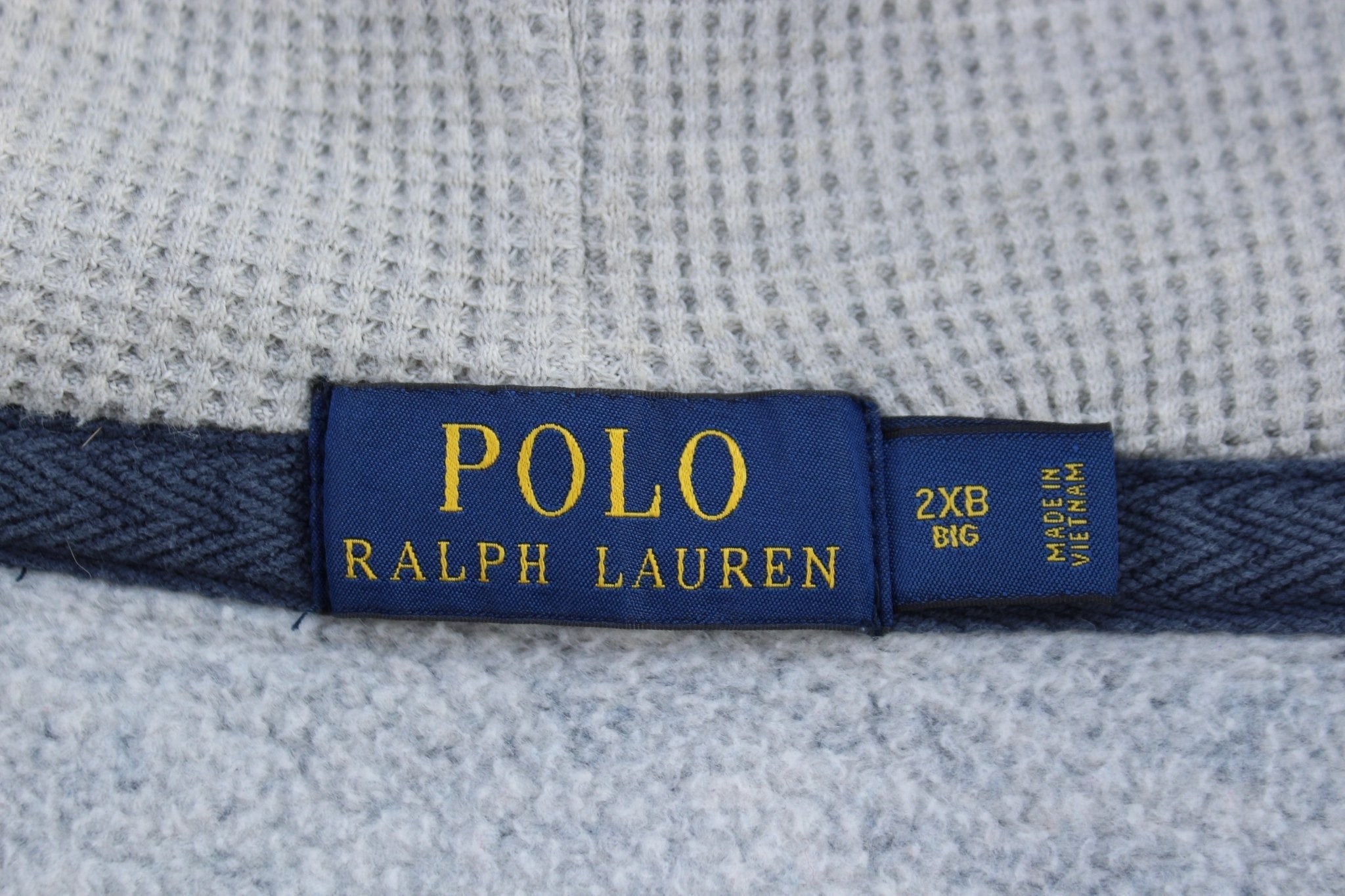 Polo Ralph Lauren Embroidered Logo Blue Full Zip Jacket - Jacket - Thrifted Threads
