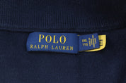 Polo Ralph Lauren Embroidered Logo Blue Full Zip Vest - ThriftedThreads.com