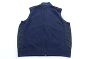 Polo Ralph Lauren Embroidered Logo Blue Full Zip Vest - Vest - Thrifted Threads