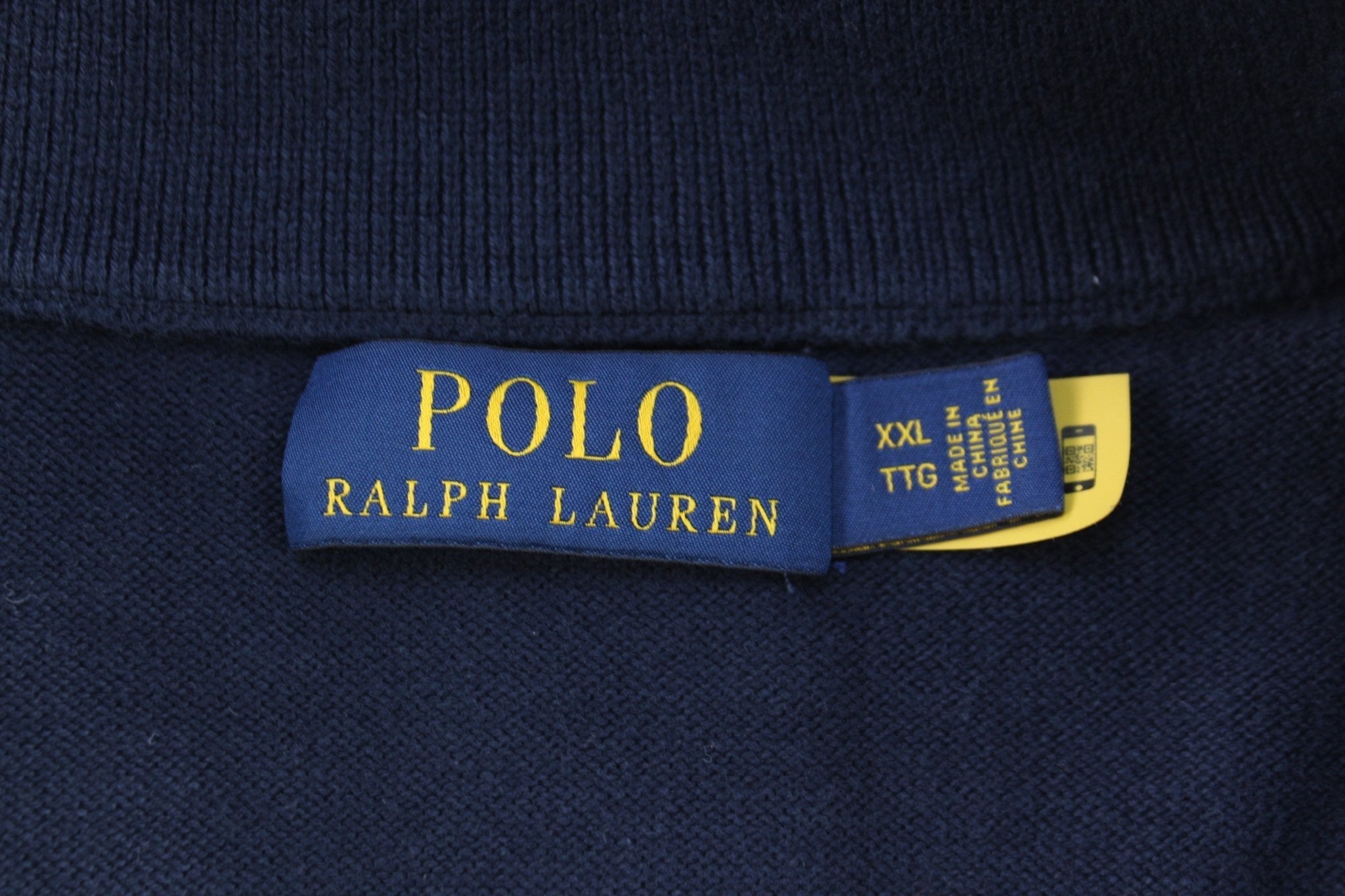 Polo Ralph Lauren Embroidered Logo Blue Full Zip Vest - Vest - Thrifted Threads