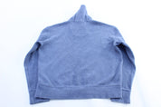 Polo Ralph Lauren Embroidered Logo Blue Pullover Sweater - ThriftedThreads.com