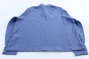 Polo Ralph Lauren Embroidered Logo Blue Quarter Zip Sweater - Sweater - Thrifted Threads