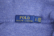 Polo Ralph Lauren Embroidered Logo Blue Quarter Zip Sweater - Sweater - Thrifted Threads