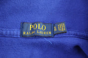 Polo Ralph Lauren Embroidered Logo Blue Quarter Zip Sweater - Sweater - Thrifted Threads