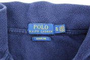 Polo Ralph Lauren Embroidered Logo Blue Quarter Zip Sweater - Sweater - Thrifted Threads