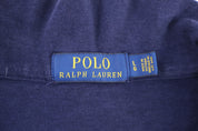 Polo Ralph Lauren Embroidered Logo Blue Quarter Zip Sweater - Sweater - Thrifted Threads