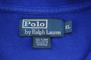 Polo Ralph Lauren Embroidered Logo Blue Quarter Zip Sweater - Sweater - Thrifted Threads
