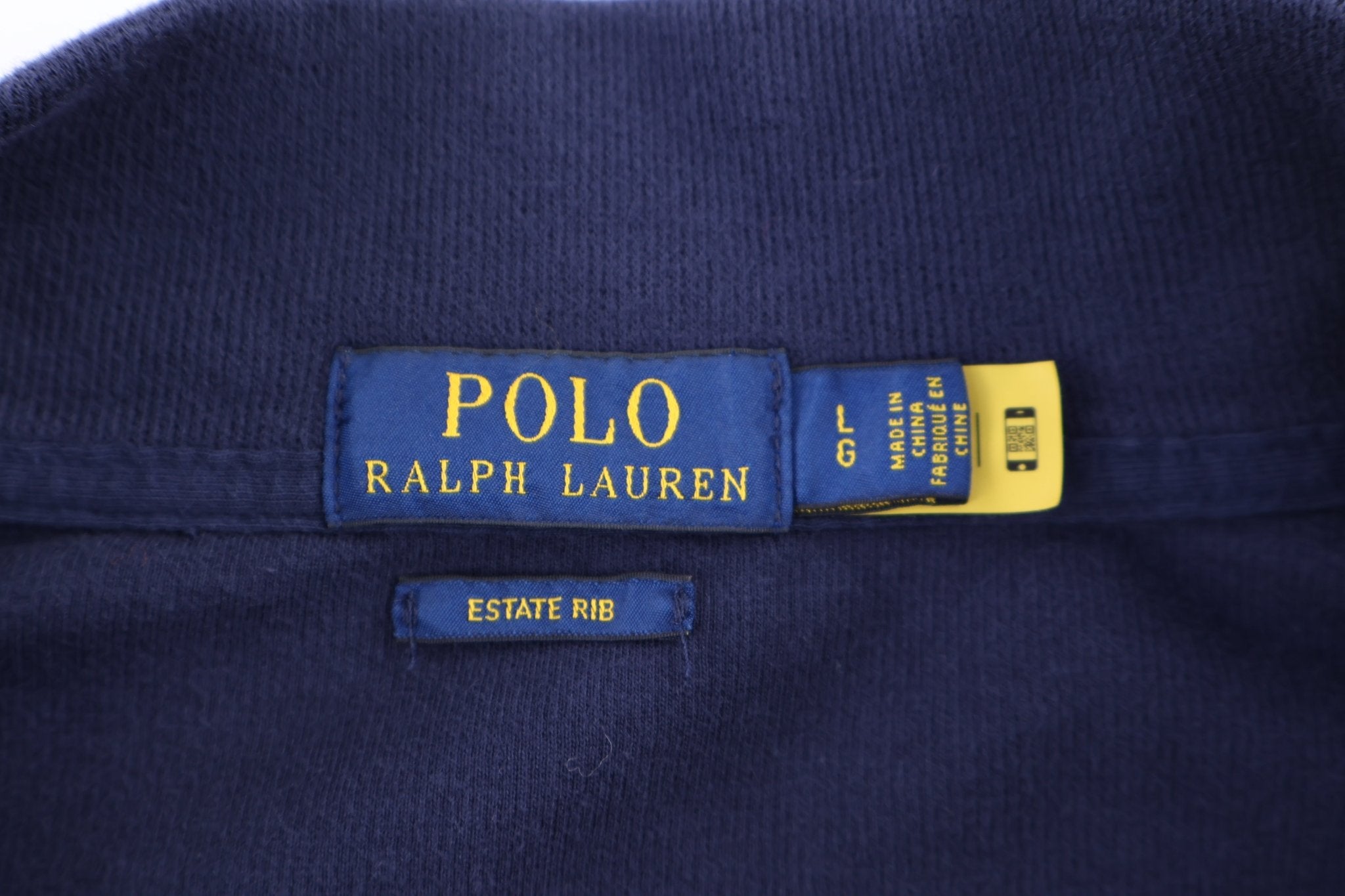Polo Ralph Lauren Embroidered logo Blue Quarter Zip Sweater - Sweater - Thrifted Threads