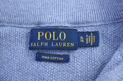 Polo Ralph Lauren Embroidered Logo Blue Quarter Zip Sweater - Sweater - Thrifted Threads