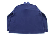 Polo Ralph Lauren Embroidered Logo Blue quarter Zip Sweater - Sweater - Thrifted Threads