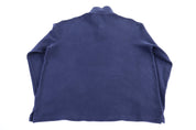 Polo Ralph Lauren Embroidered Logo Blue Quarter Zip Sweater - Sweater - Thrifted Threads