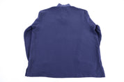 Polo Ralph Lauren Embroidered logo Blue Quarter Zip Sweater - Sweater - Thrifted Threads