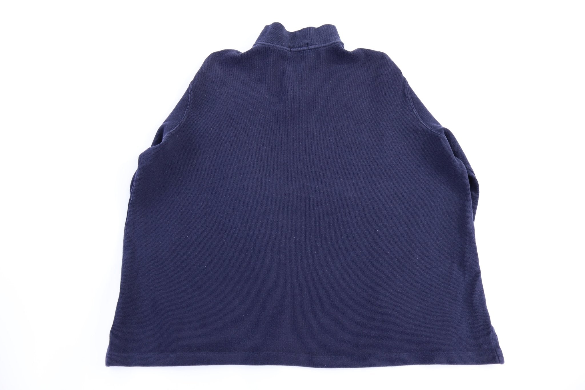 Polo Ralph Lauren Embroidered Logo Blue Quarter Zip Sweater - Sweater - Thrifted Threads