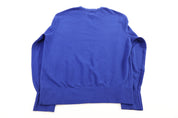 Polo Ralph Lauren Embroidered Logo Blue Sweater - Sweater - Thrifted Threads