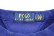 Polo Ralph Lauren Embroidered Logo Blue Sweater - Sweater - Thrifted Threads