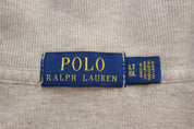 Polo Ralph Lauren Embroidered Logo Brown Quarter Zip Sweater - Sweater - Thrifted Threads