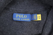 Polo Ralph Lauren Embroidered Logo Dark Grey Pullover Sweater - Sweater - Thrifted Threads